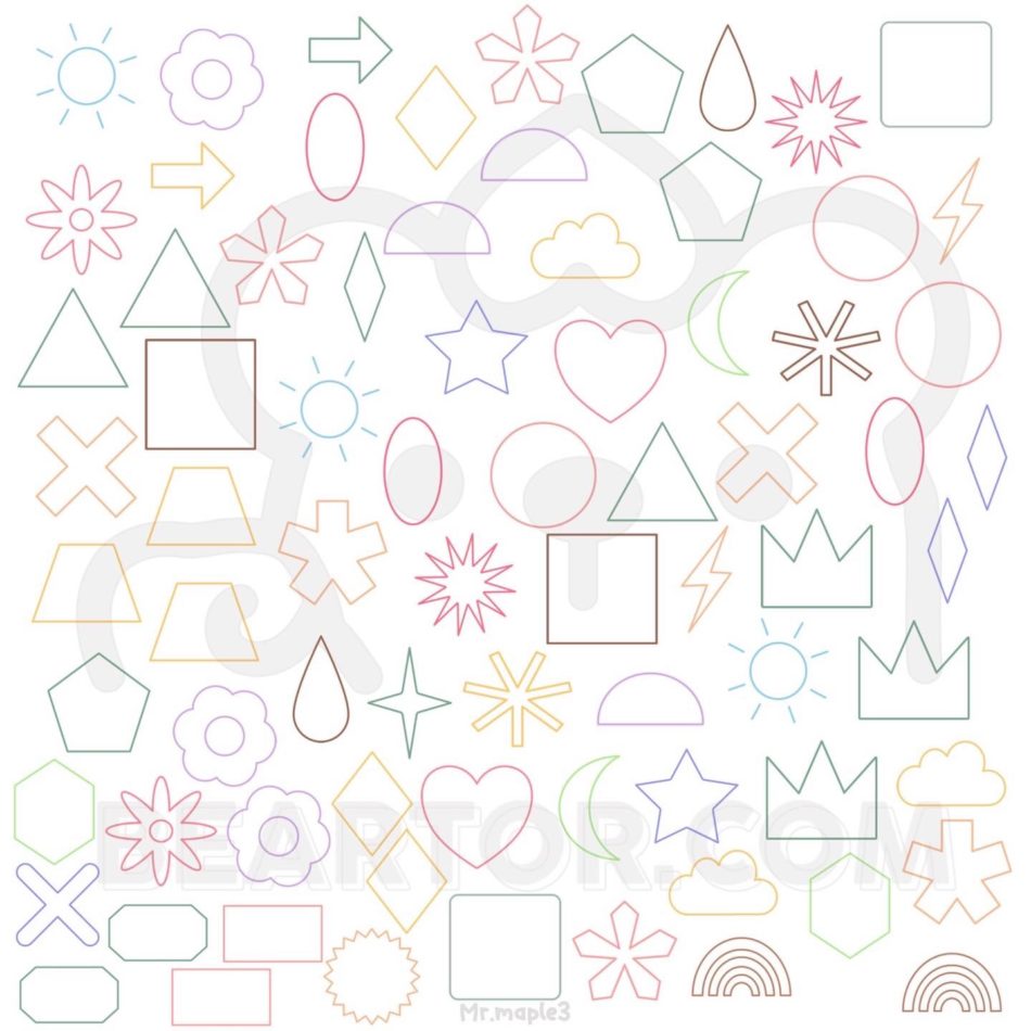 Basic Procreate stamp brushes | บรัชโปรครีเอต - BEARTOR