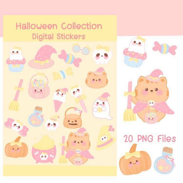 Halloween Collection – Digital Stickers