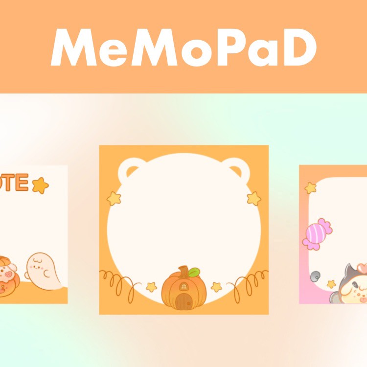MEMOPAD Halloween โน้ตน่ารักธีมฮาโลวีน - Image 3
