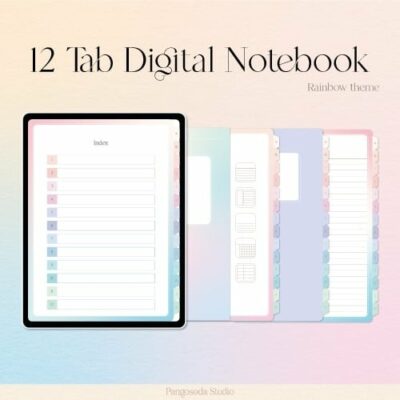 LINE_ALBUM_Digital Notebook - (Rainbow theme)_211228_0
